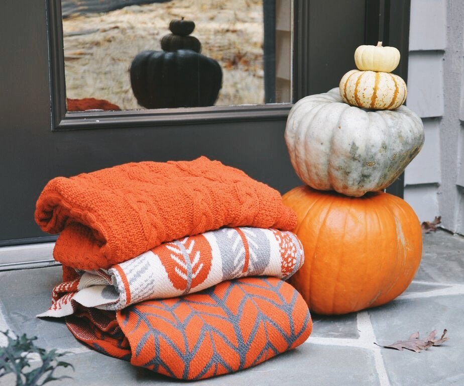 Fall themed eco friendly blankets