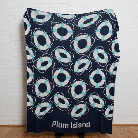 plum island custom eco throw