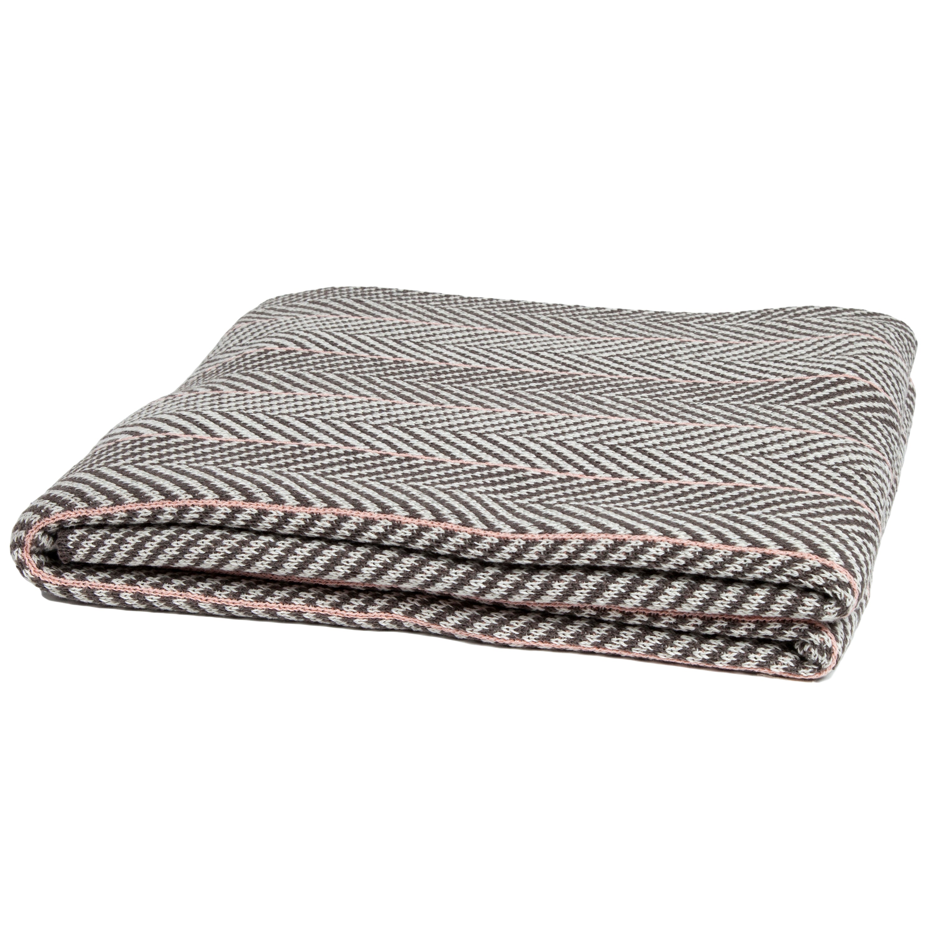 Herringbone Pinstripe Design Eco Throw Blanket In2green