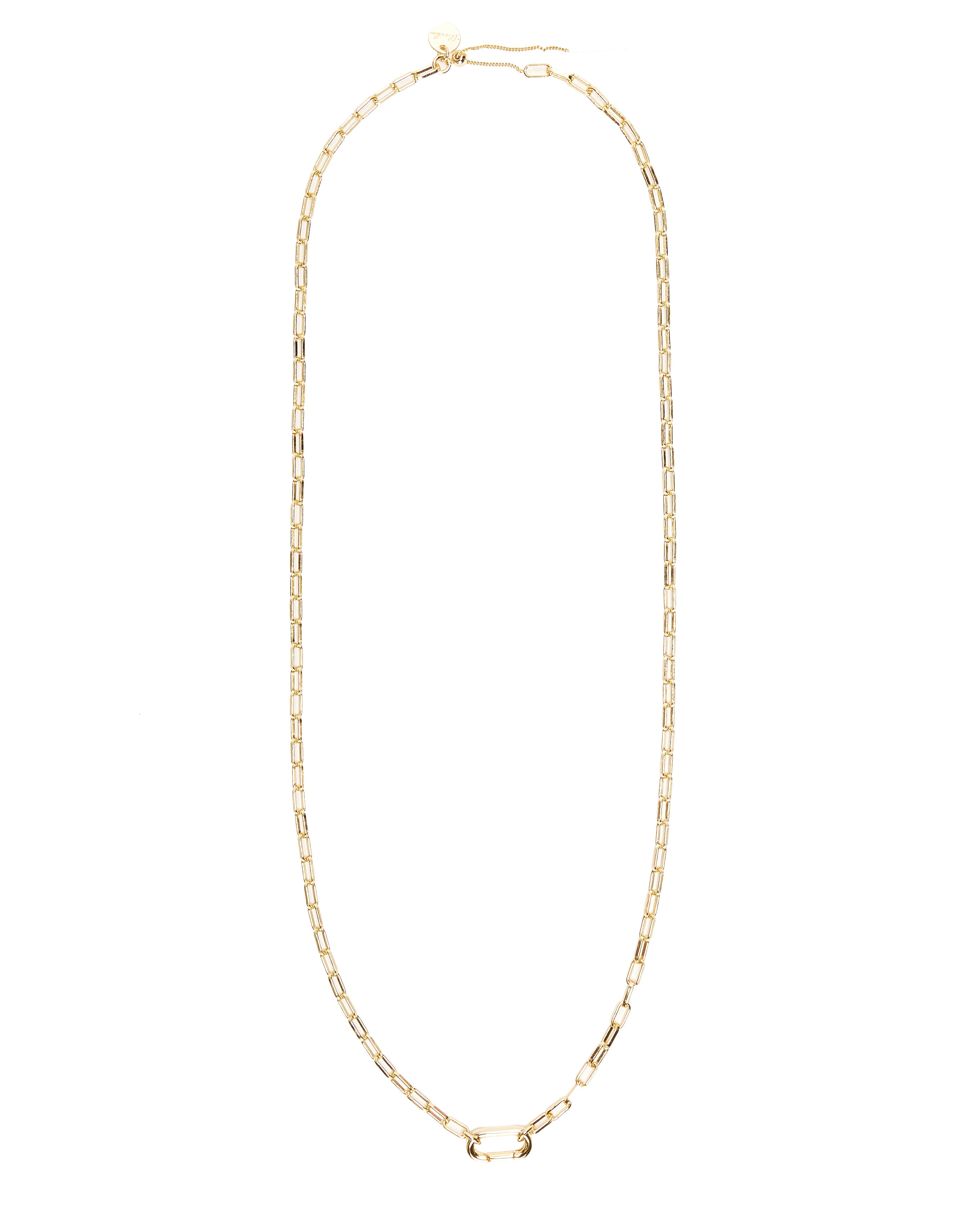 

Skinny Hat 14k Plated Chain