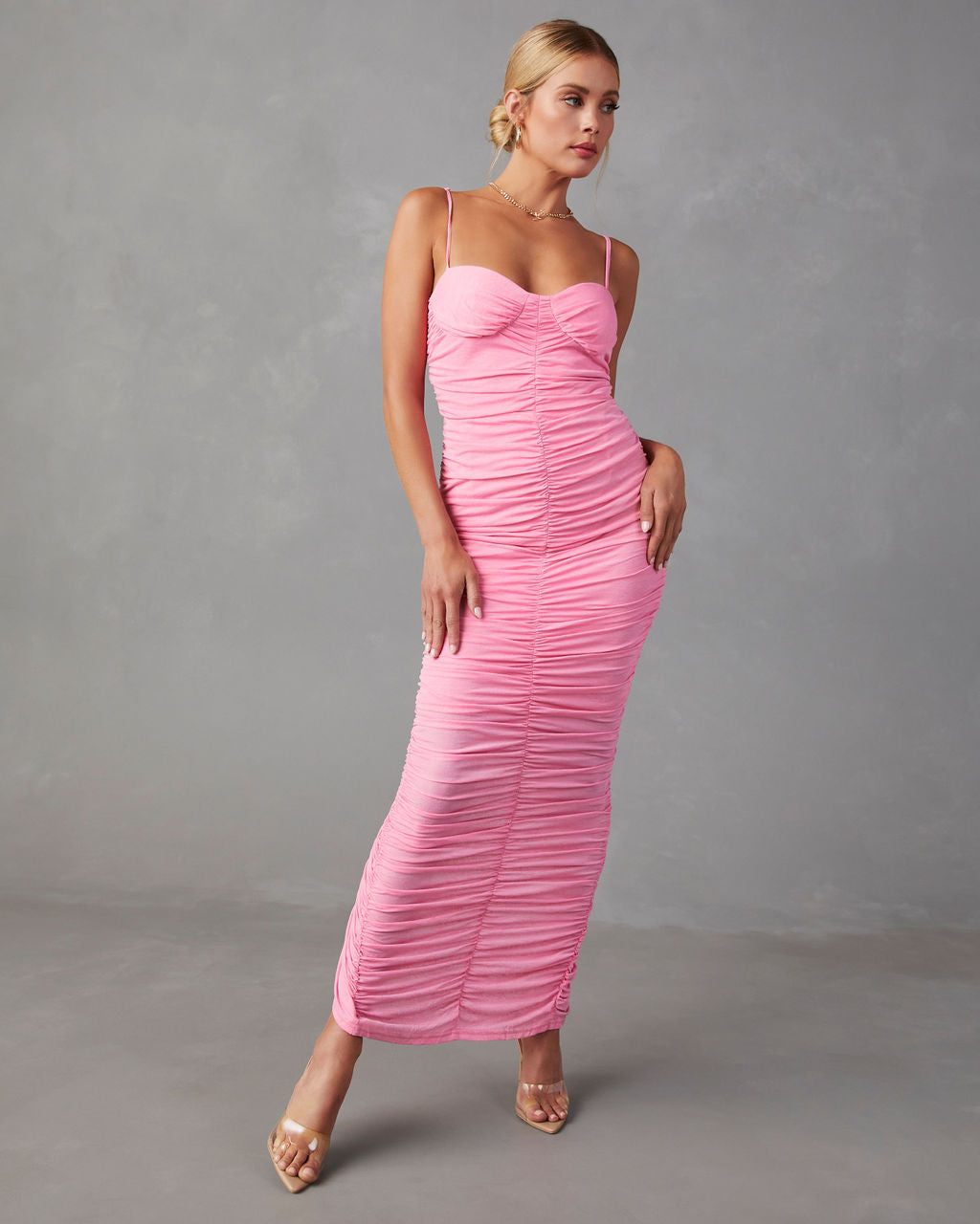 

Marsa Ruched Fitted Maxi Dress