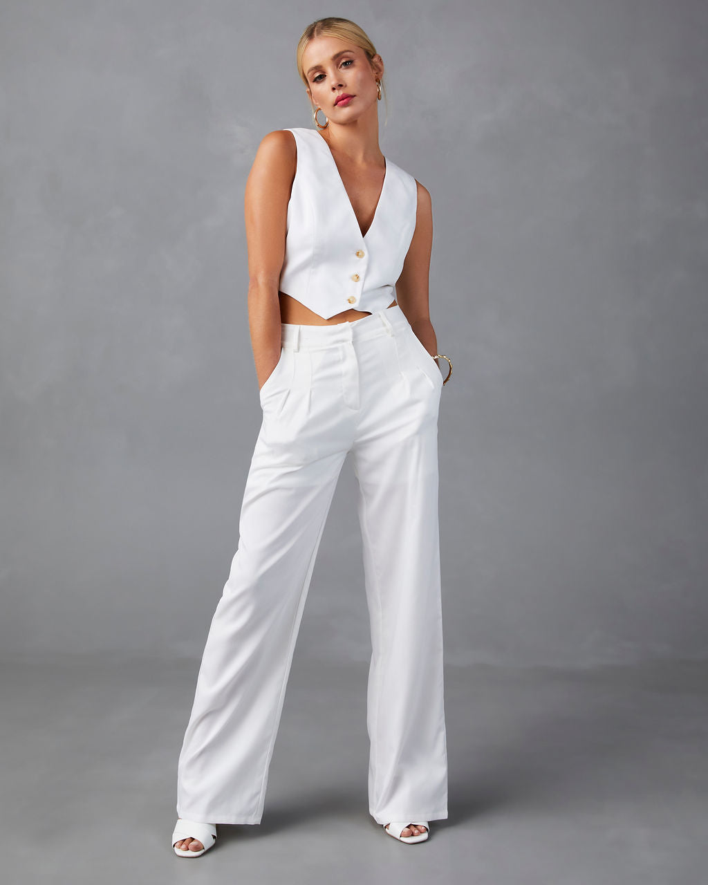 

Right On Cue Pocketed Wide Leg Pants