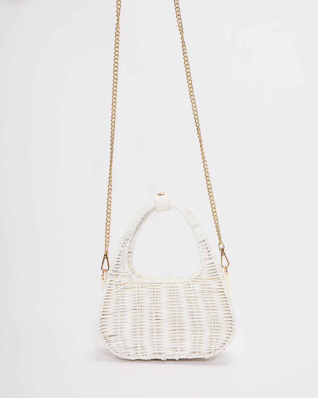 

Bianco Crossbody Straw Mini Bag