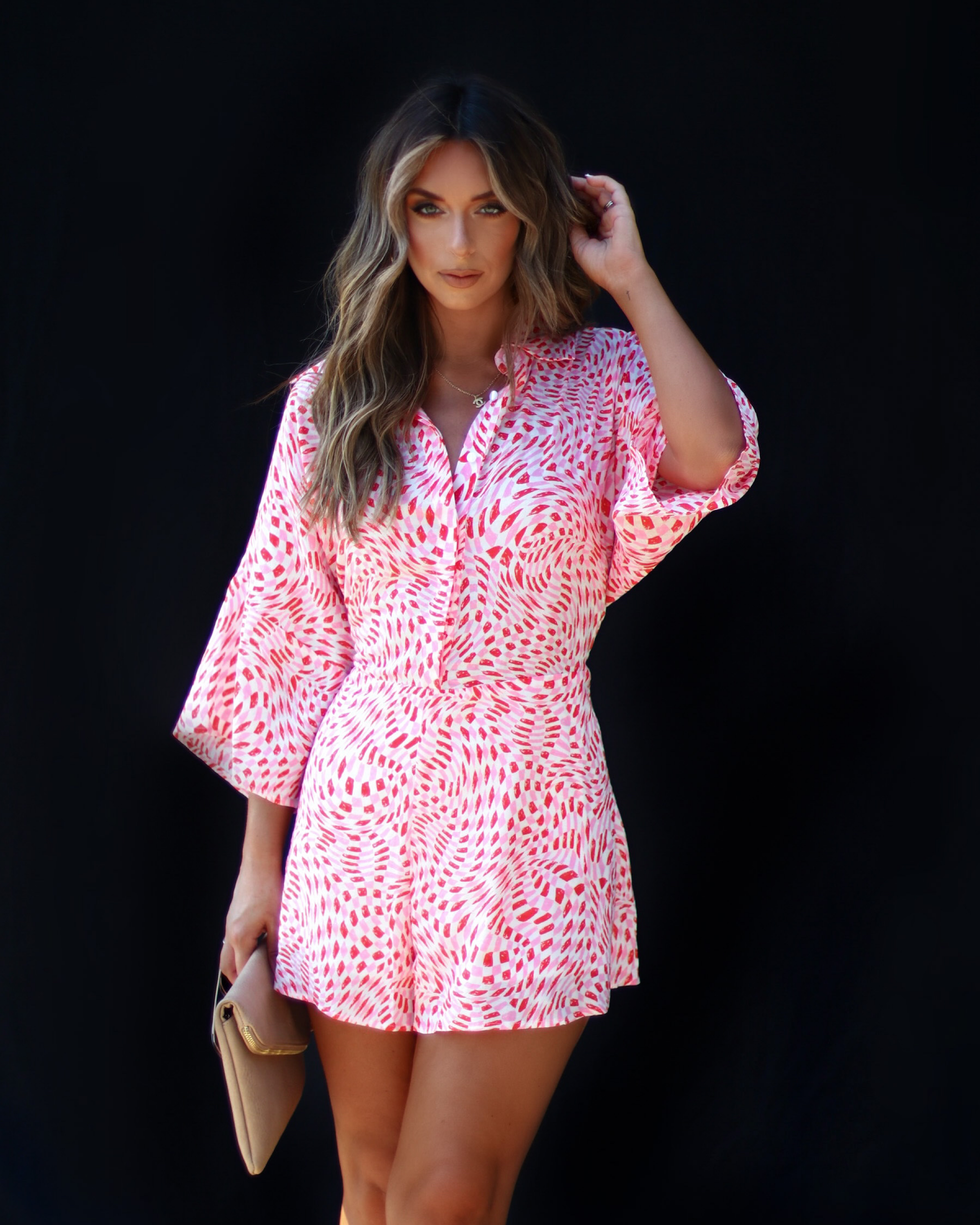 

Myrah Printed Romper