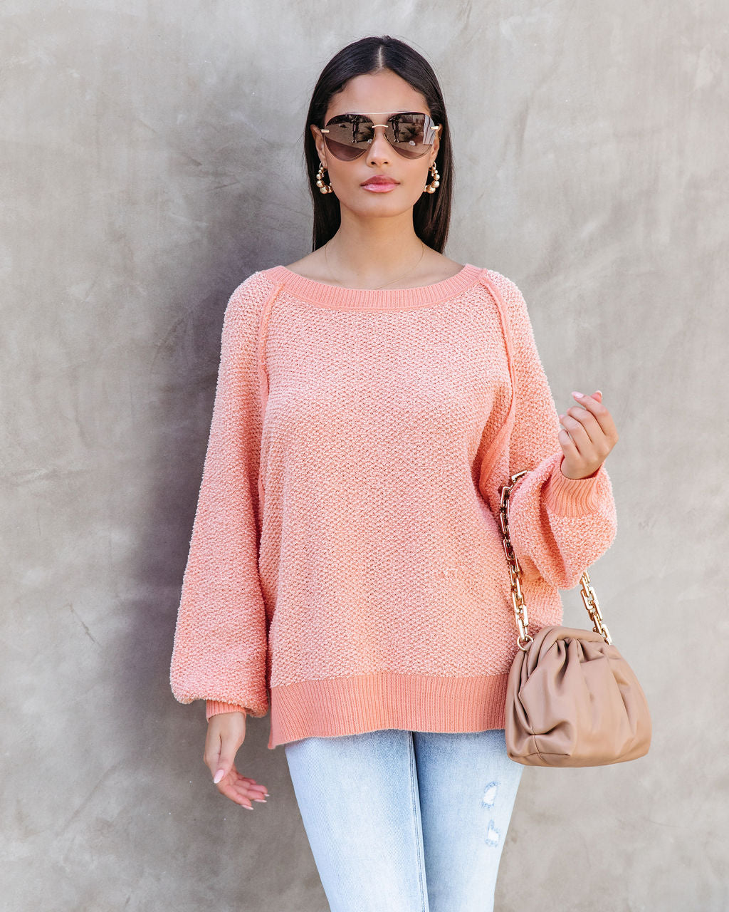 

Cadence Textured Knit Sweater