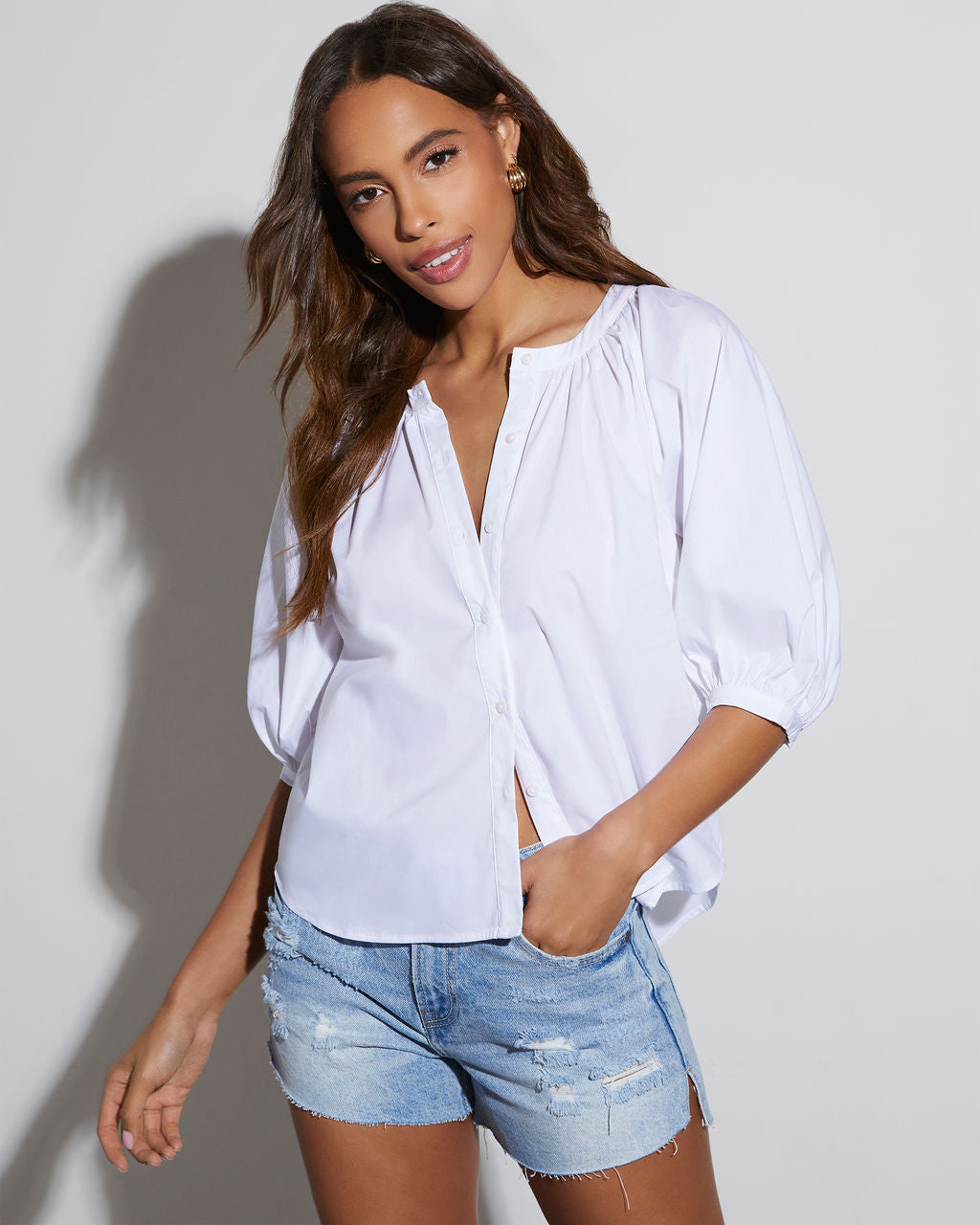 

Fall For Spring Button Down Top