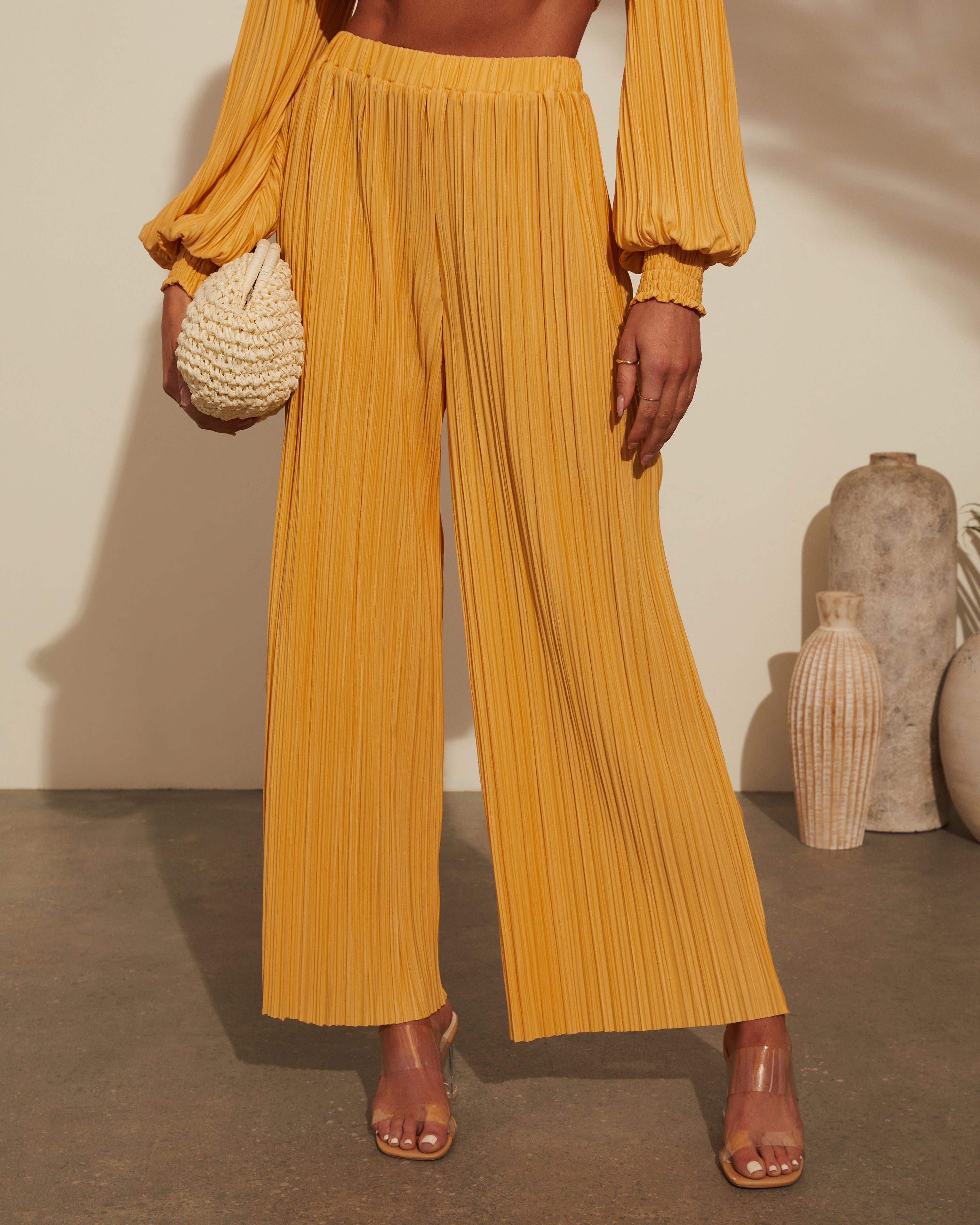 

Ray Of Sunshine High Rise Trousers