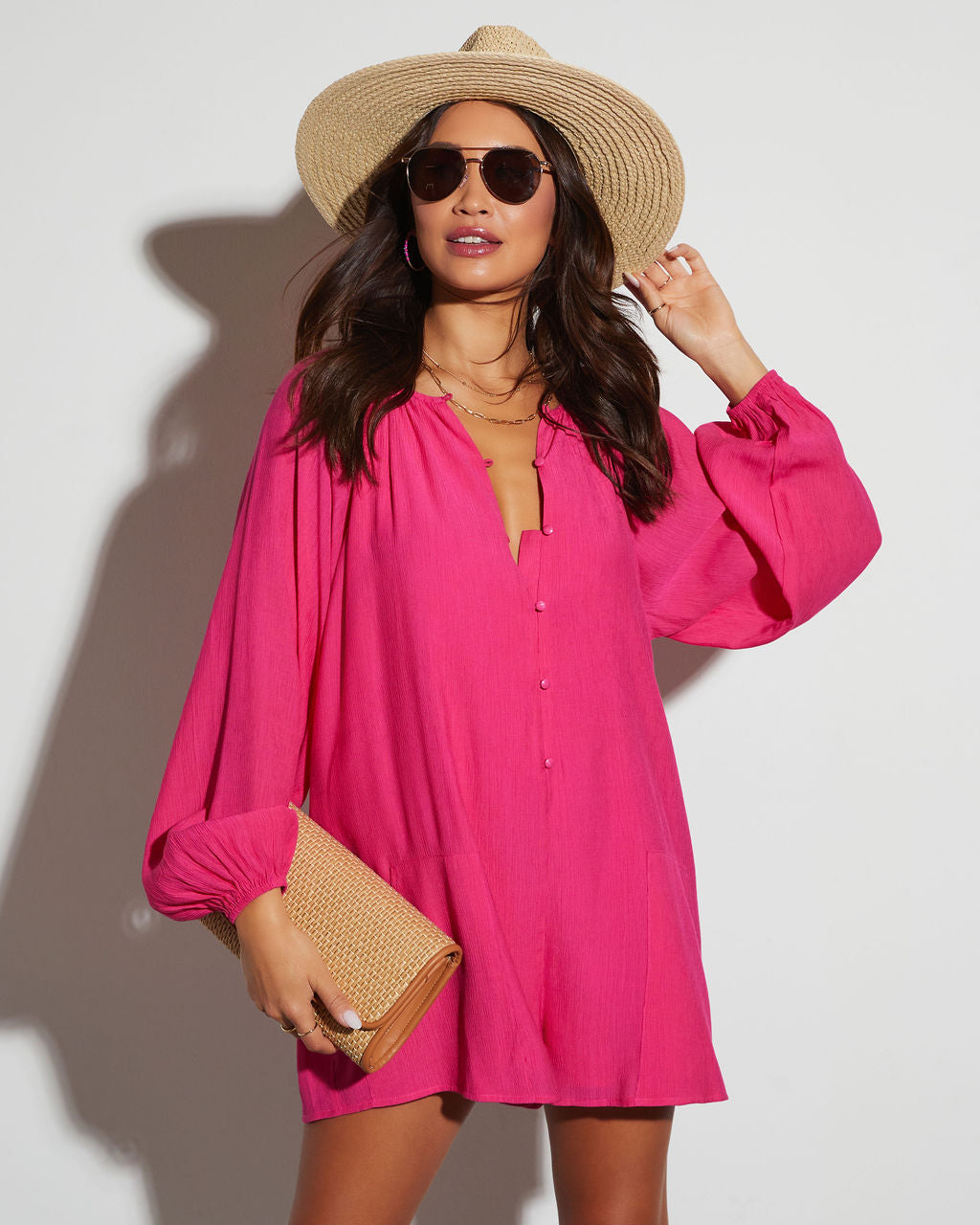 

Kaila Button Down Romper