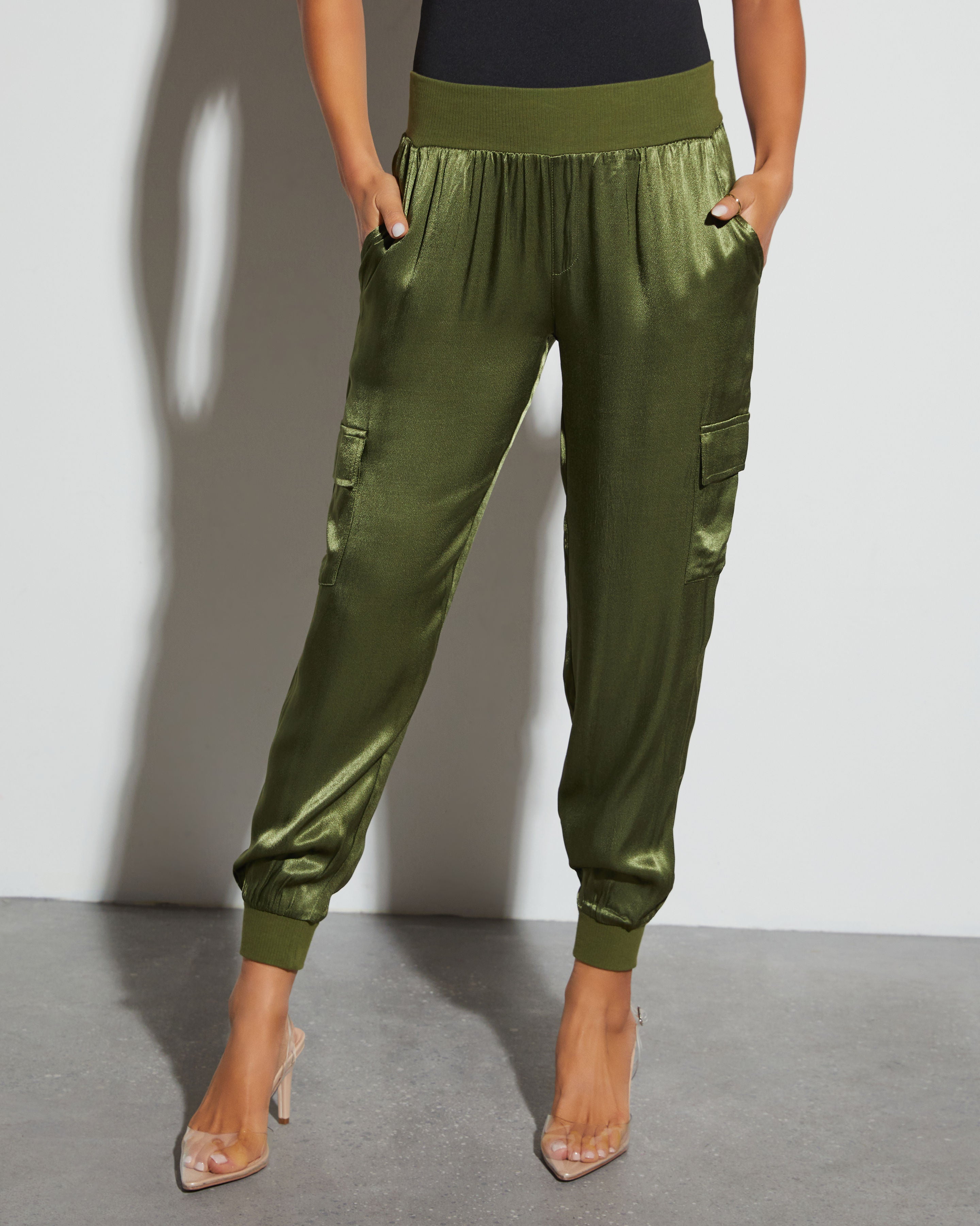 Pearl Cargo Satin Pants – Dear Olivia Grace