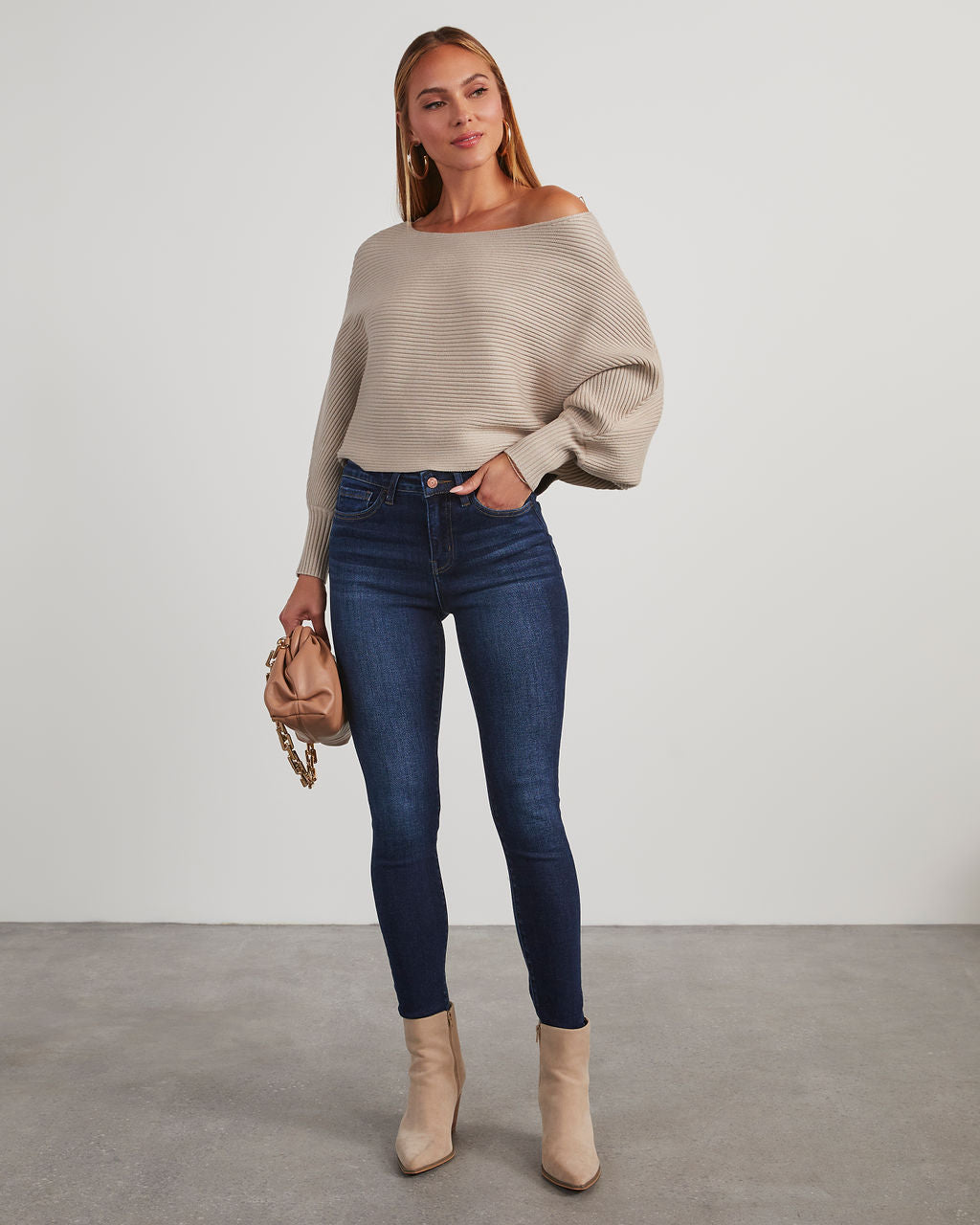 

Adele High Rise Cropped Skinny Jeans