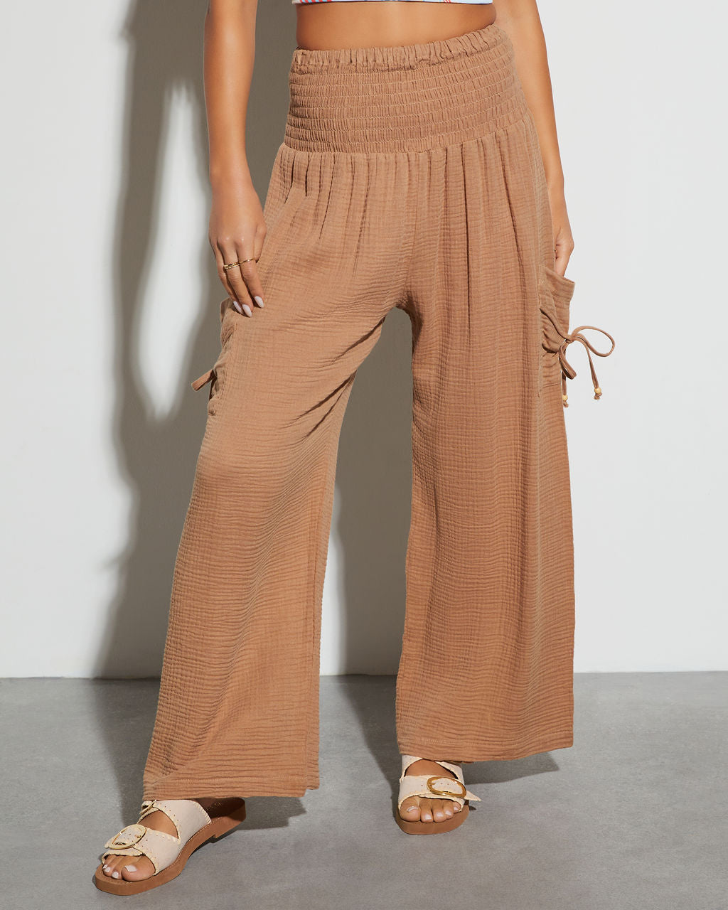 

Clarice High Rise Wide Leg Pants