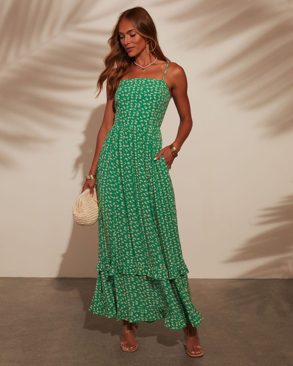 

Naiara Tiered Maxi Dress