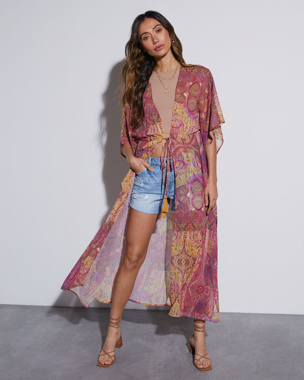 

Daydreamer Paisley Kimono