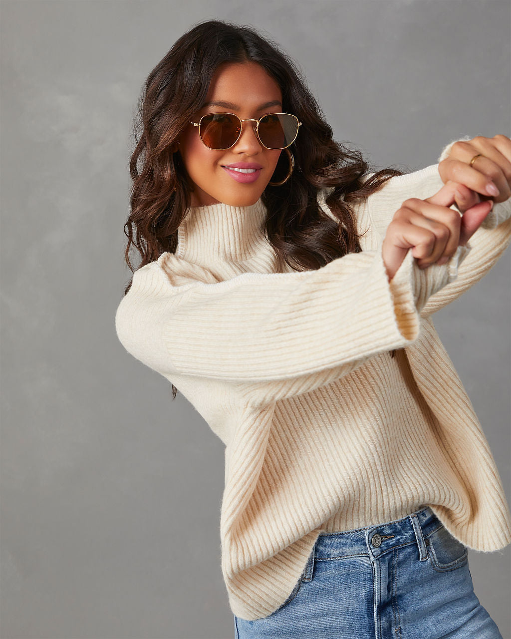 

Wilfred Mock Neck Pullover Sweater