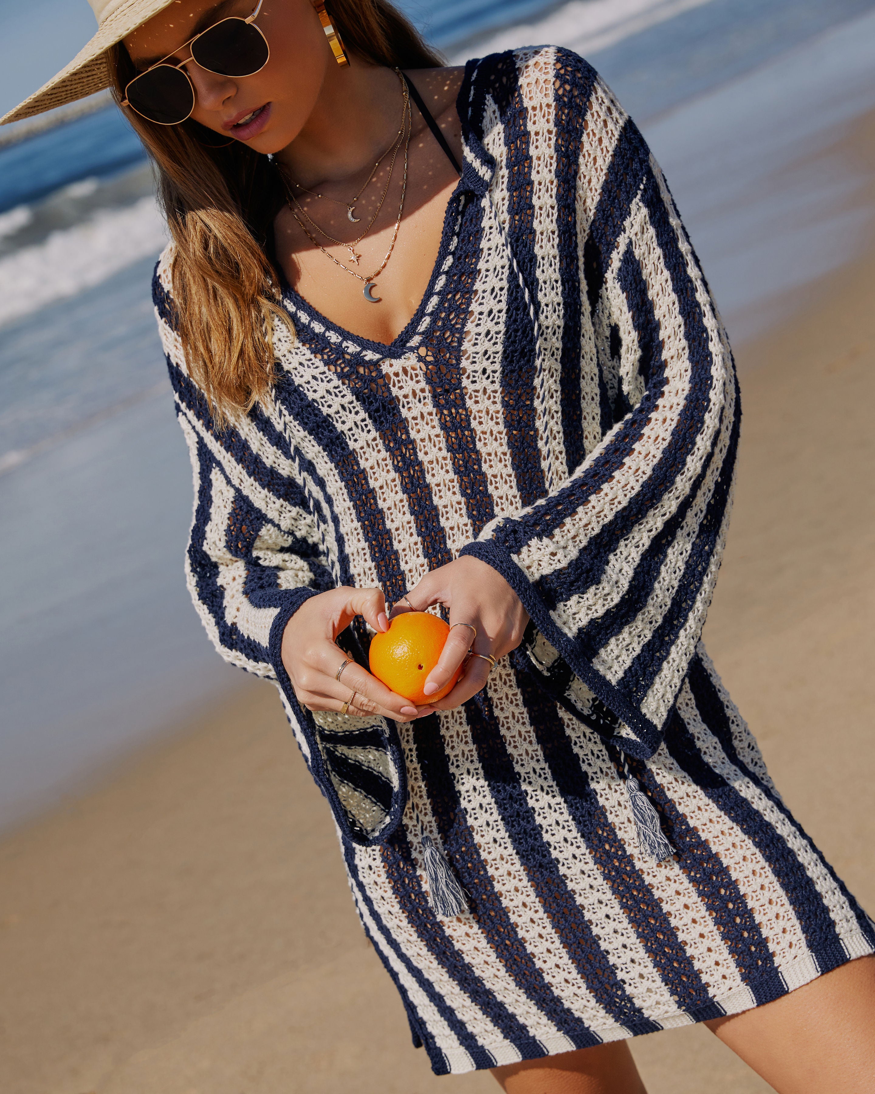 Montauk Striped Coverup Dress