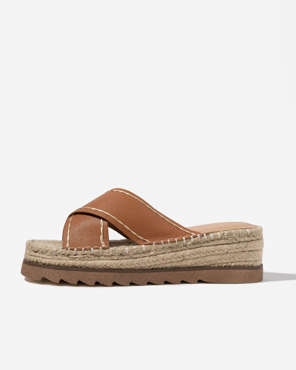 

Lucinda Faux Leather Espadrille Platform Sandal