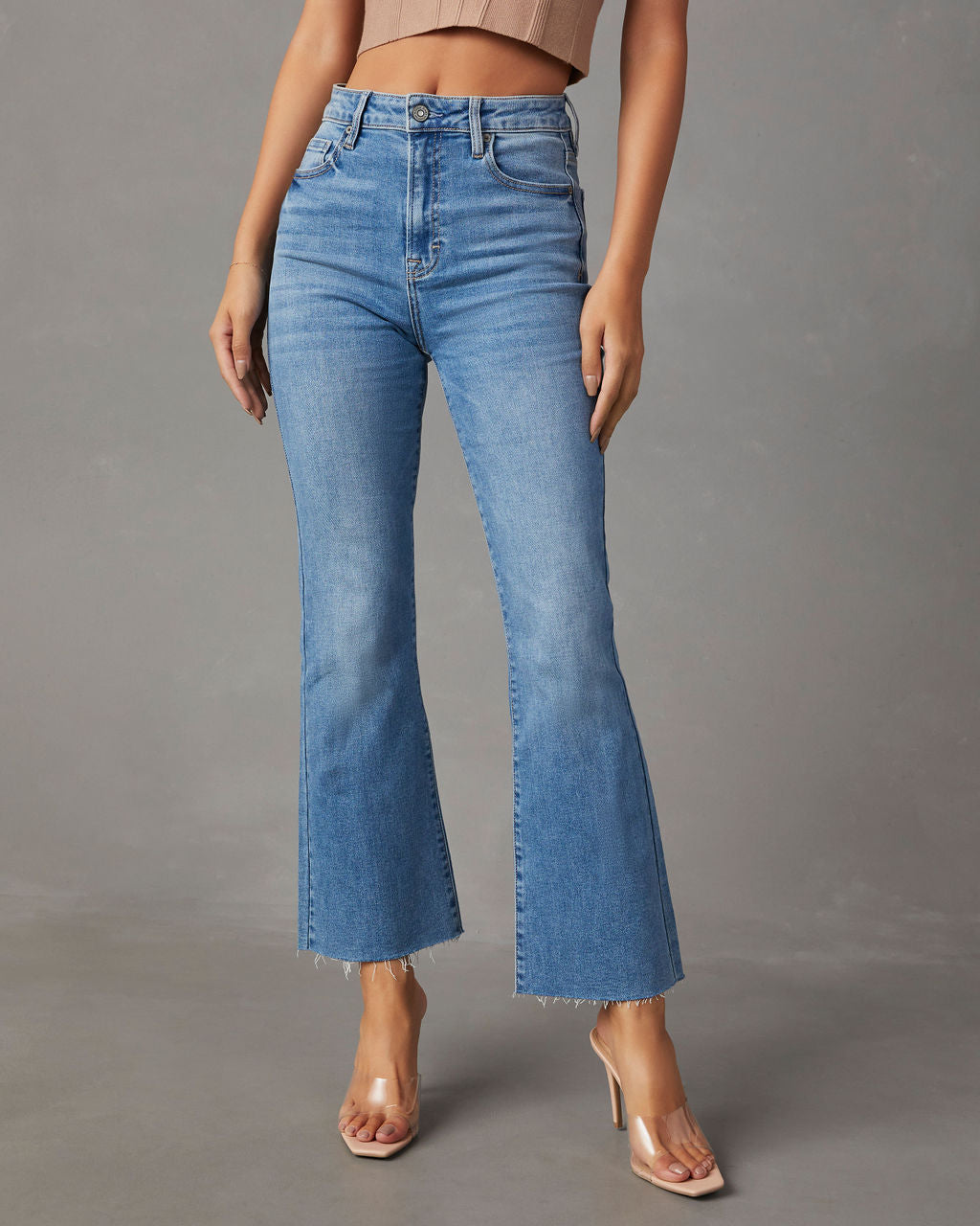 

Derita High Rise Straight Leg Jeans