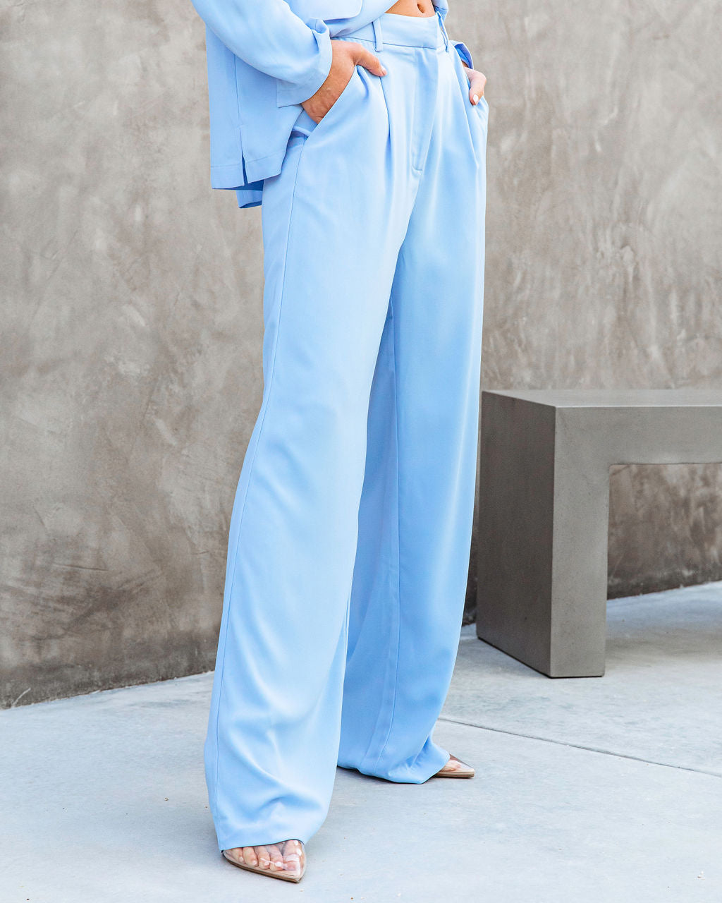 

Unedited Pocketed Wide Leg Pant