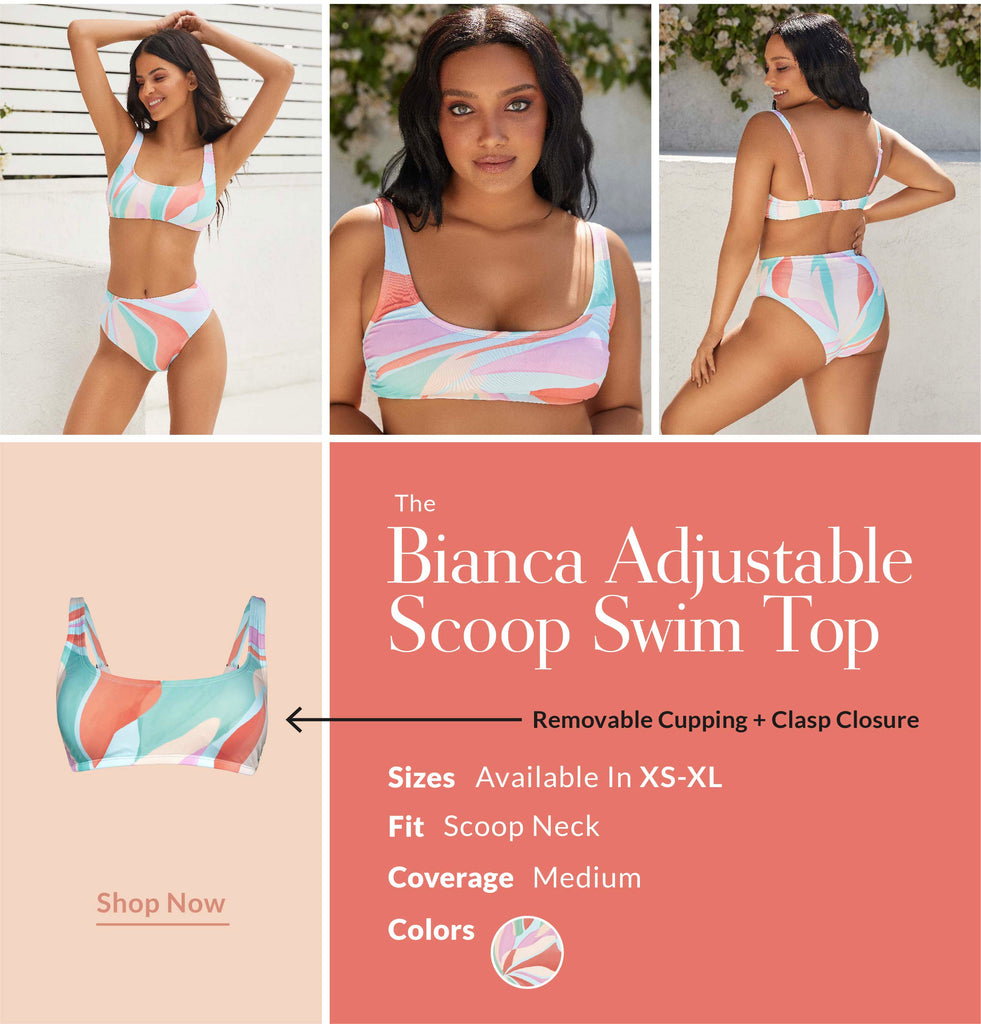 Black Strapless Bikini Top - Bianca