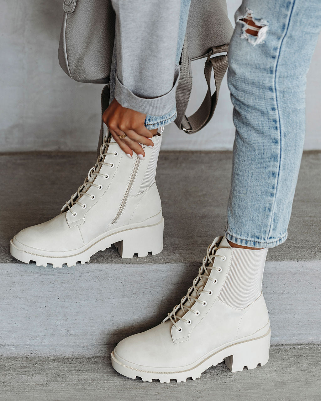 

Willa Heeled Lace Up Boot