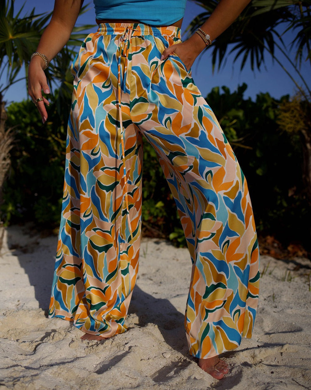 

Caicos Coast Printed Wide Leg Pants