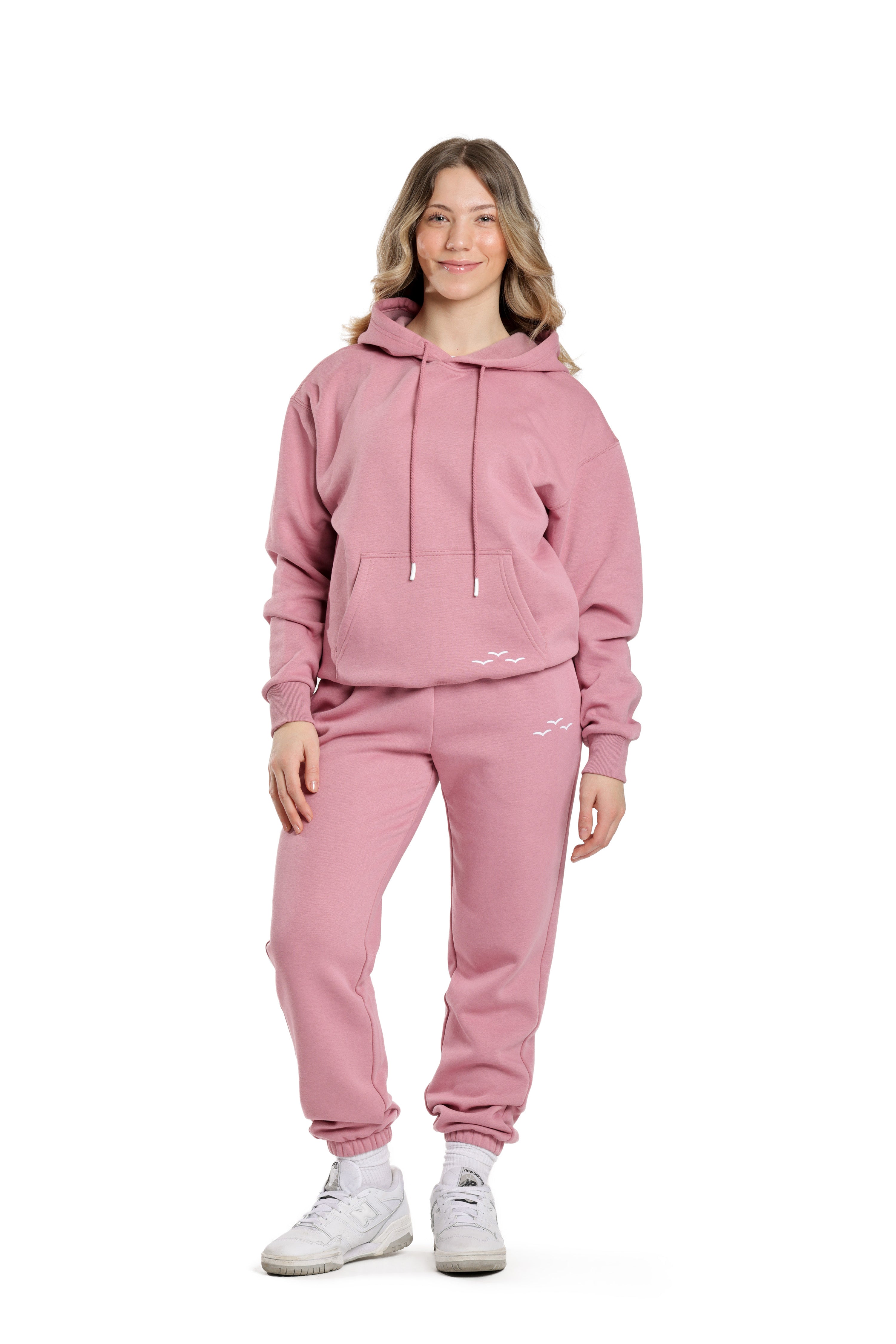 Womens Sweatsuits  Lazypants Nova & Chloe Heart Set In Vintage Pearl Grey  > SourceCore Studio