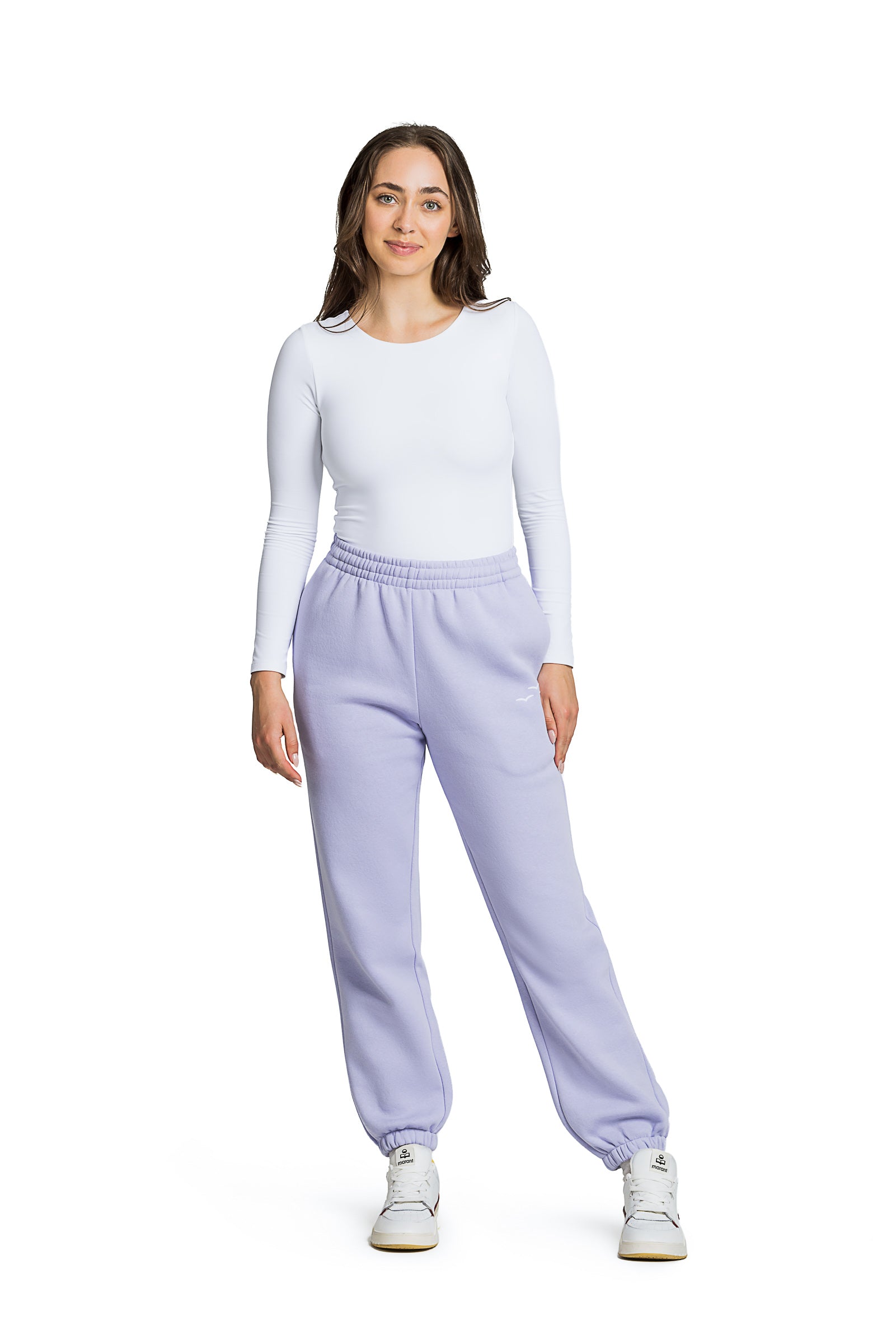 Blue Joggers, High Rise Sweat Pants, Warm Fleece Lined Sweatpants for  Women, Winter High Waisted Sweats, Loose Fit Cotton Trousers 