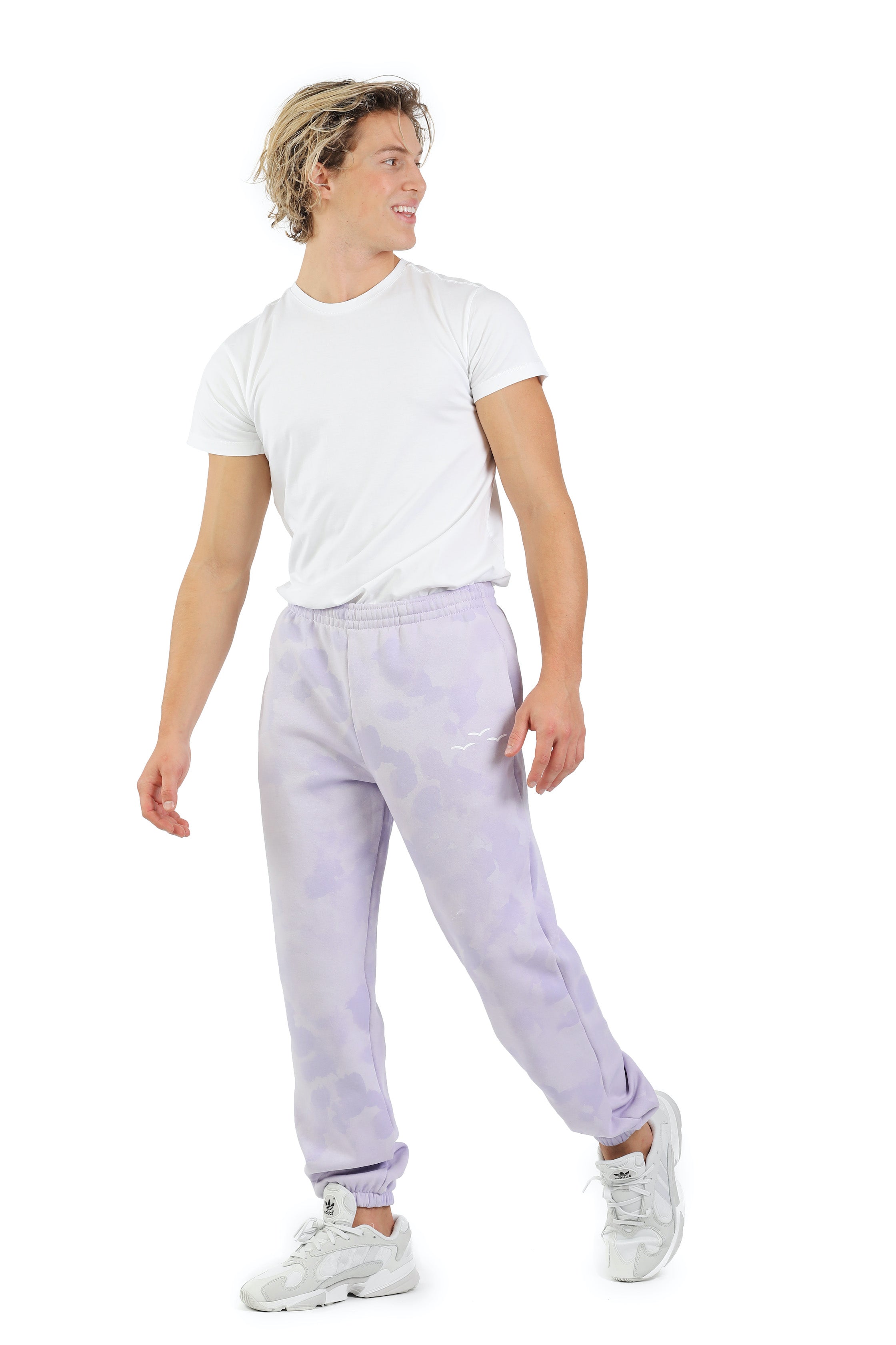 Gubotare Sweat Pants for Man Pants Spring/Summer New Men'S Wide Leg Pants  Solid Color Trend Long Pants Men'S Casual (Grey, XXL)