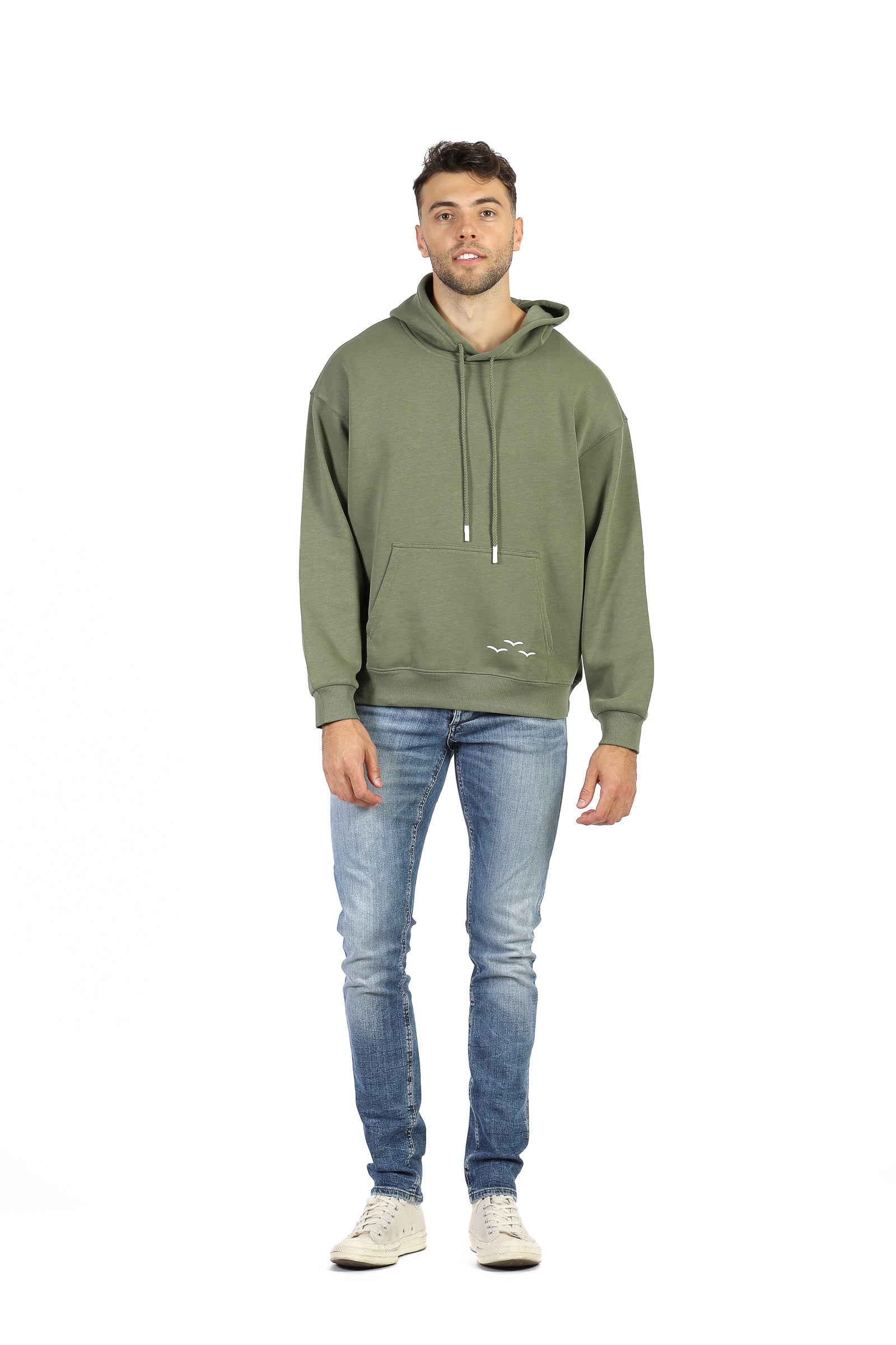 Men's relaxed fit hoodie in lavender