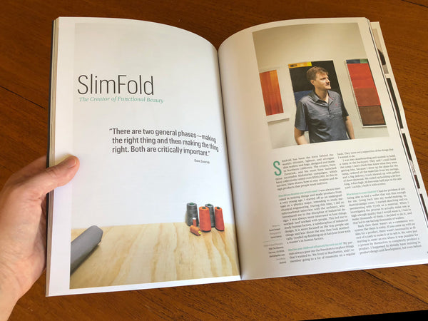 SlimFold Minimalist Wallets Featured in Content Magazine