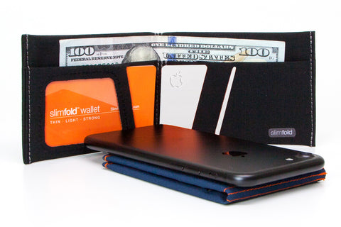 SlimFold Thin Wallet is non-leather for apple card