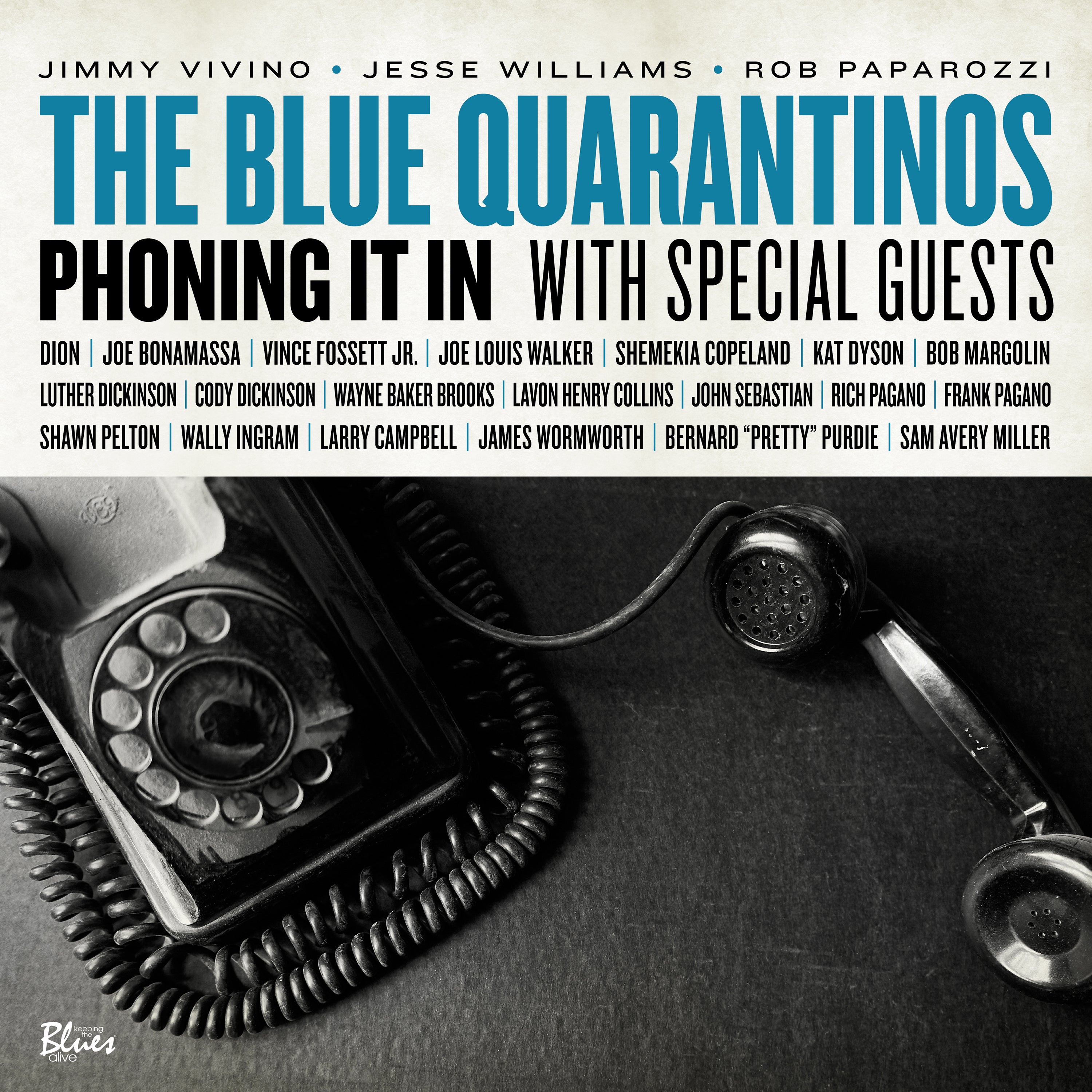 THE BLUE QUARANTINOS Digital Album - Keeping The Blues Alive Founda product image