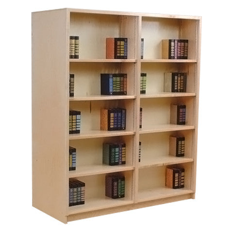 Double Sided Library Bookcase Defoe Furniture 4 Kids