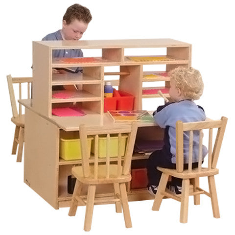 double kids desk