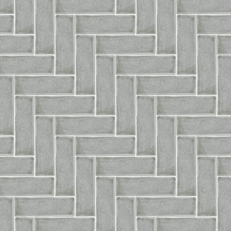 Dark Grey Herringbone Tile Decals – Chasing Paper