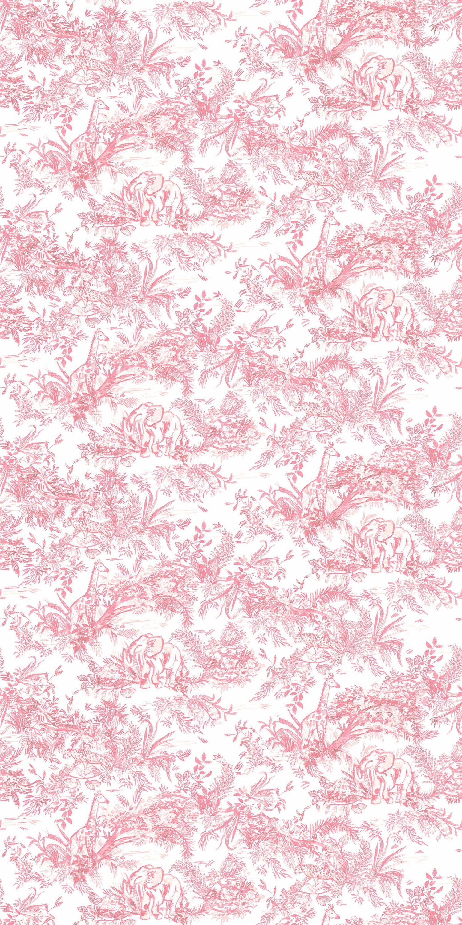 Toile Wallpaper  French Inspired Styles Burke Decor  Tagged pink