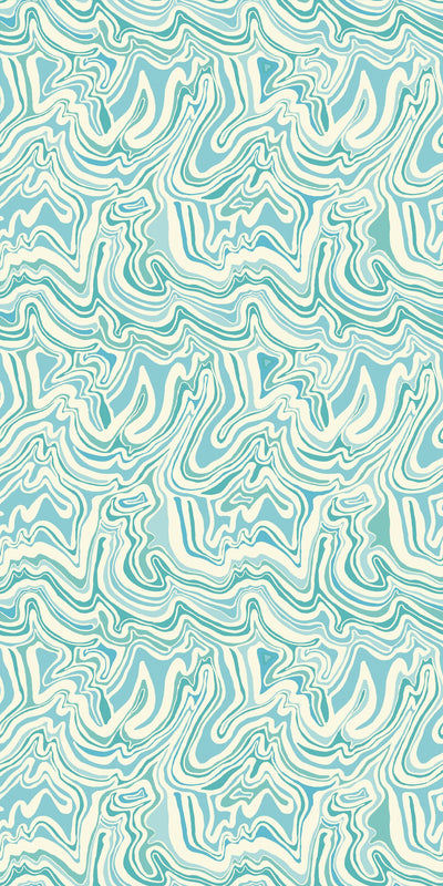 blue agate quirky wall paper