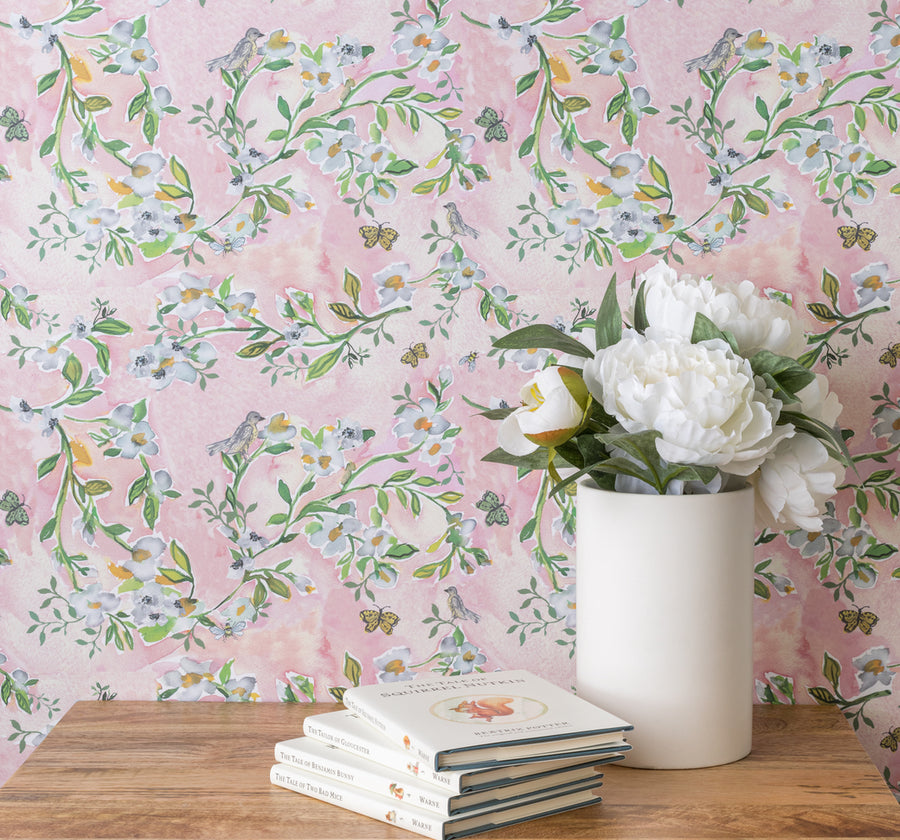 Chinoiserie Wallpaper and Wall Mural for Sale  Peel and Stick  Wallmur
