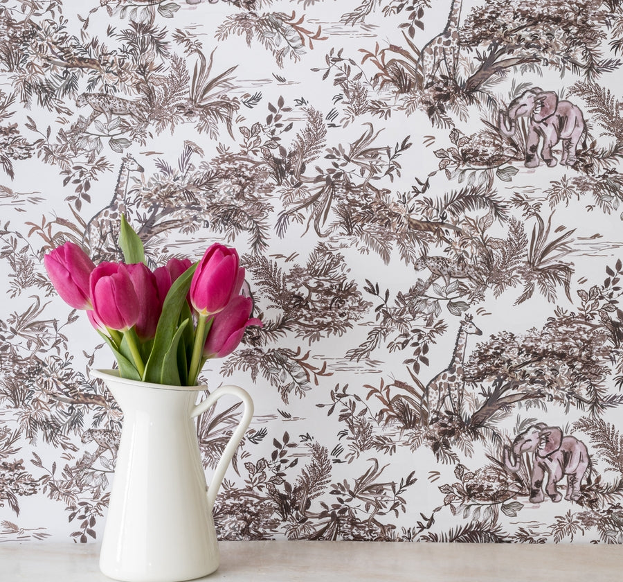 Arlem Toile Wallpaper  Urban American Dry Goods Co