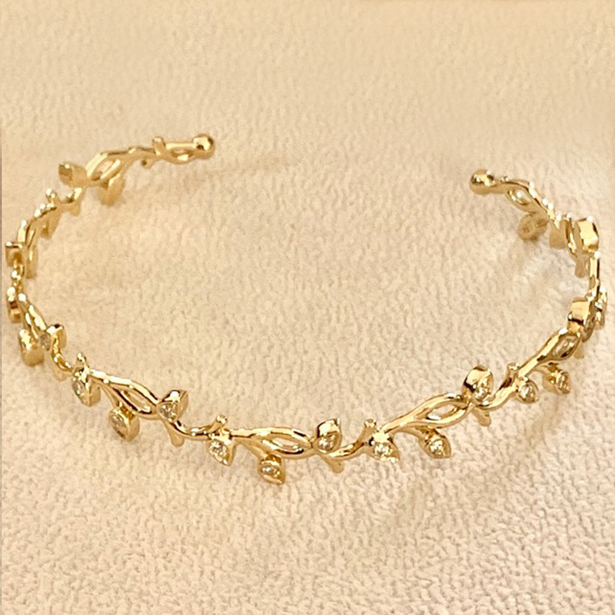 Avaron（ATOLIER SOMU）18K WG ダイヤモンドブレスレット-