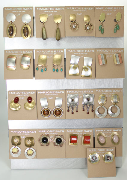Earrings after cleaning