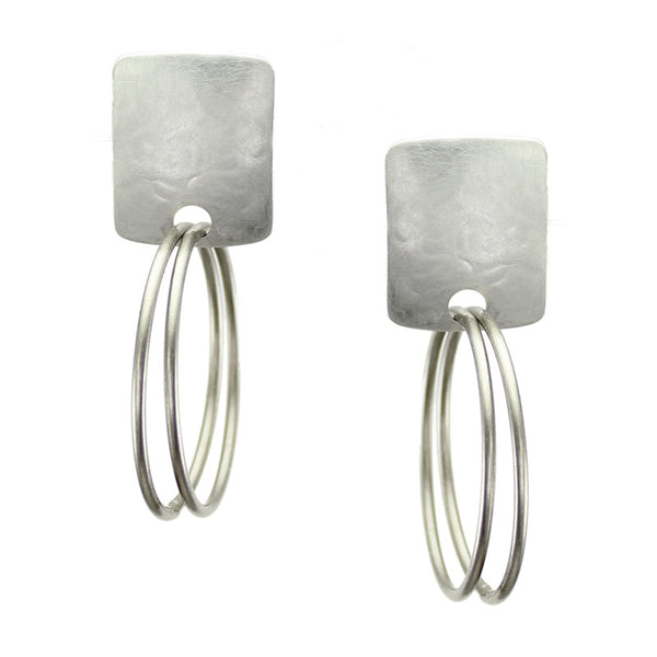 Rounded Rectangle with Double Hoops – Marjorie Baer Accessories