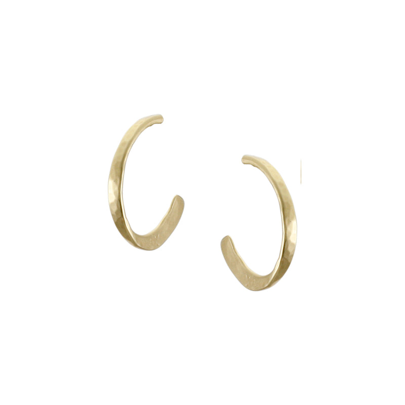 Small Hammered Hoop Post Earring – Marjorie Baer Accessories