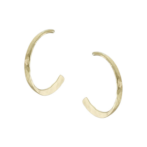 Large Tapered Hoop Earring – Marjorie Baer Accessories