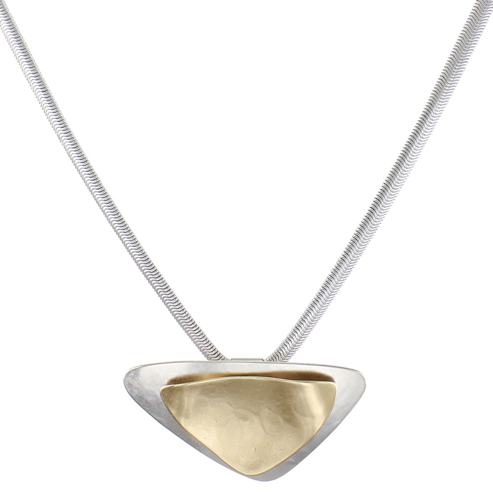 Layered Triangles Necklace – Marjorie Baer Accessories