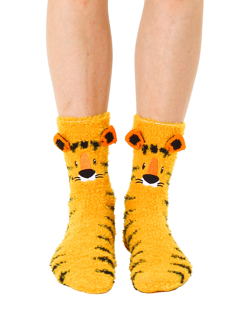 Fuzzy Dalmatian Crew Socks – Living Royal