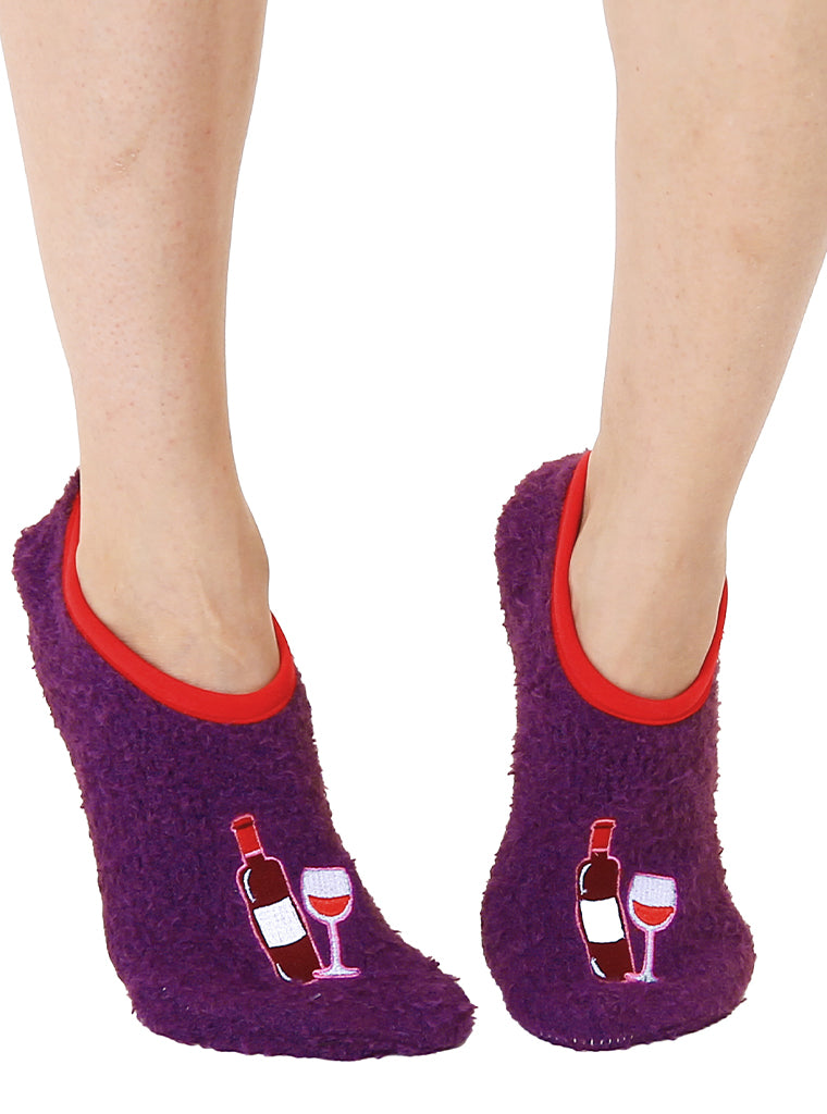 Magic Mushrooms Slipper Socks  Fuzzy Toadstool Socks - Cute But