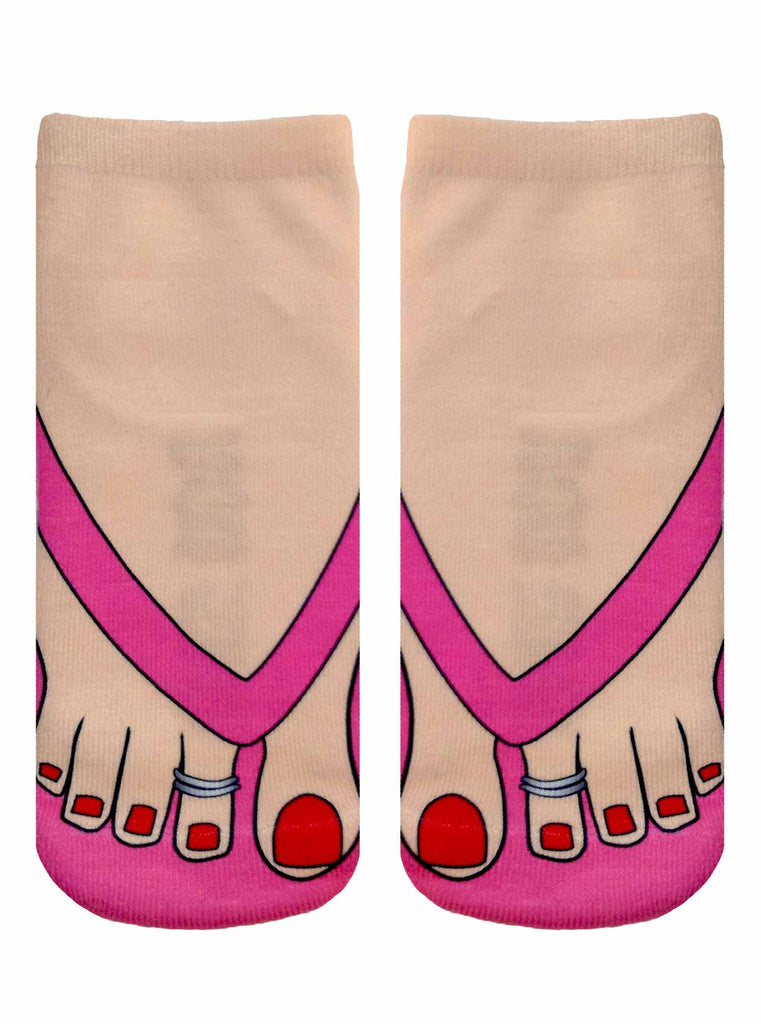 cute flip flop socks