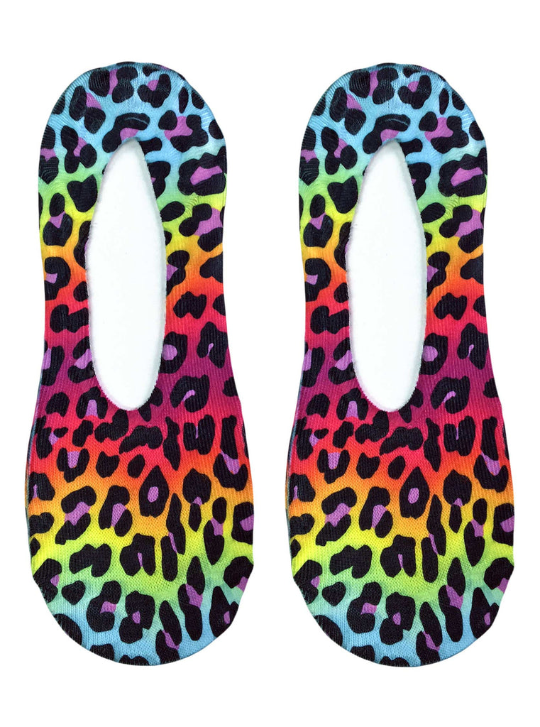 Neon Cheetah Liner Socks – Living Royal