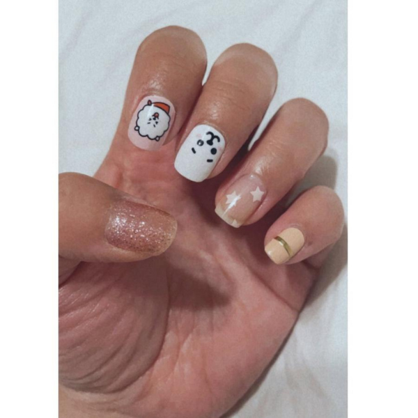 The Creme Shop - BT21: RJ Blush Gel Nail Strips – Discount Beauty Boutique